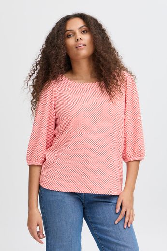 FRANSA Nia Tee - Red Mix