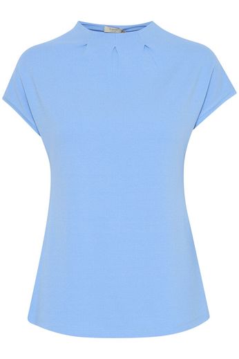 FRANSA Short Sleeve Top - Azure Blue