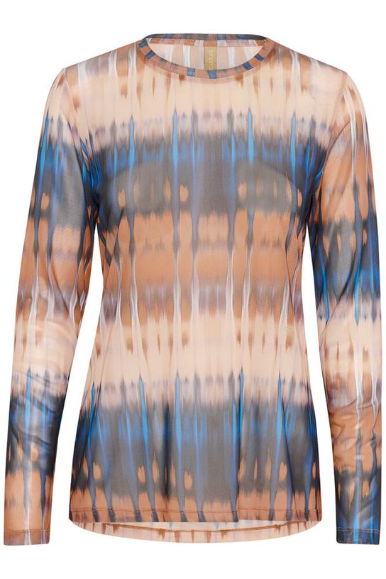 CULTURE Melida Print Transparent Top