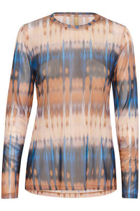 CULTURE Melida Print Transparent Top