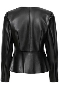 ICHI Zoma Coated Jacket - Black