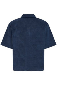 ICHI Kate Corduroy Top - Navy