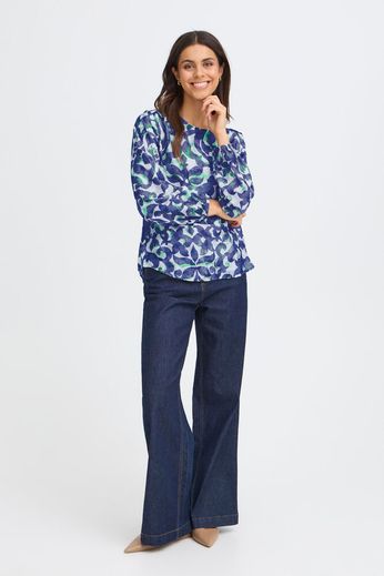 FRANSA Ariana Blouse - Print
