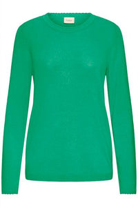 FRANSA Long Sleeve Jumper - Green