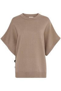 FRANSA Sally Side Button Top - Natural
