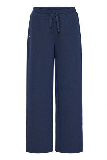 FRANSA Priya Wide Leg Pants - Navy