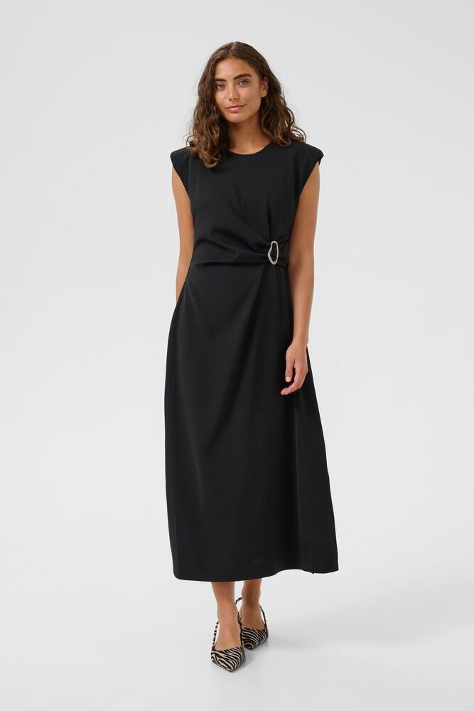 CULTURE Slinky Aram Midi Dress - Black