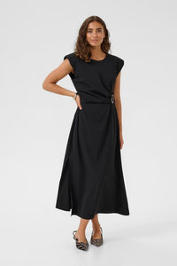 CULTURE Slinky Aram Midi Dress - Black