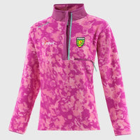 O'NEILLS Donegal GAA Women's Imperium Sherpa Half Zip Fleece Top - Rose