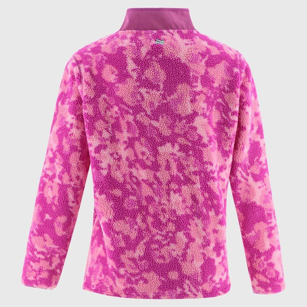 O'NEILLS Donegal GAA Women's Imperium Sherpa Half Zip Fleece Top - Rose