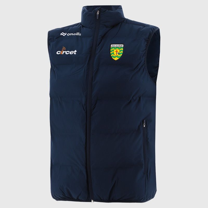 O'NEILLS Donegal GAA Kids' Imperium Padded Gilet - Navy
