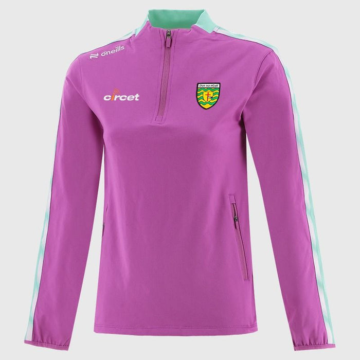 O'NEILLS Donegal GAA Kids' Imperium Brushed Half Zip Top - Purple