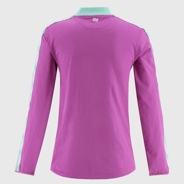 O'NEILLS Donegal GAA Women's Imperium Brushed Half Zip Top - Purple