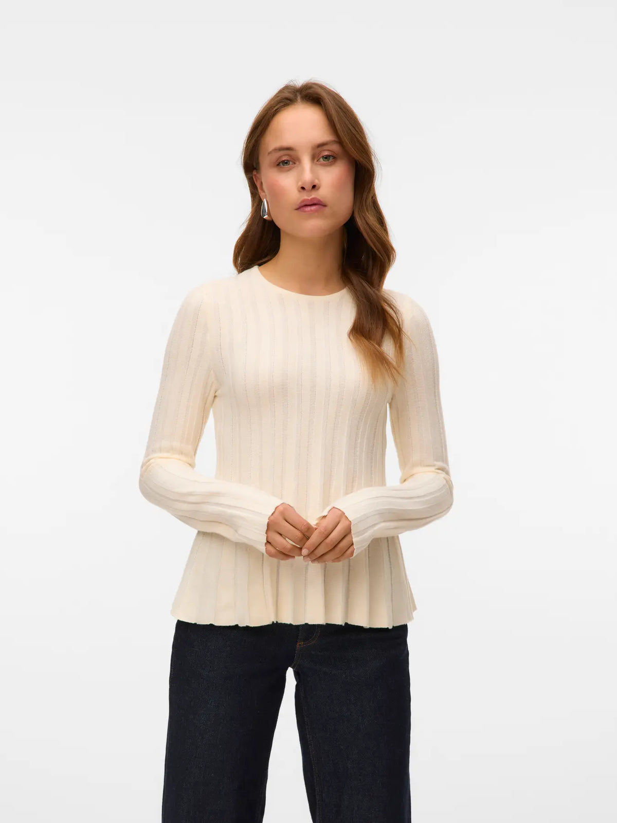 VERO MODA Lana Pleat Jumper - Birch