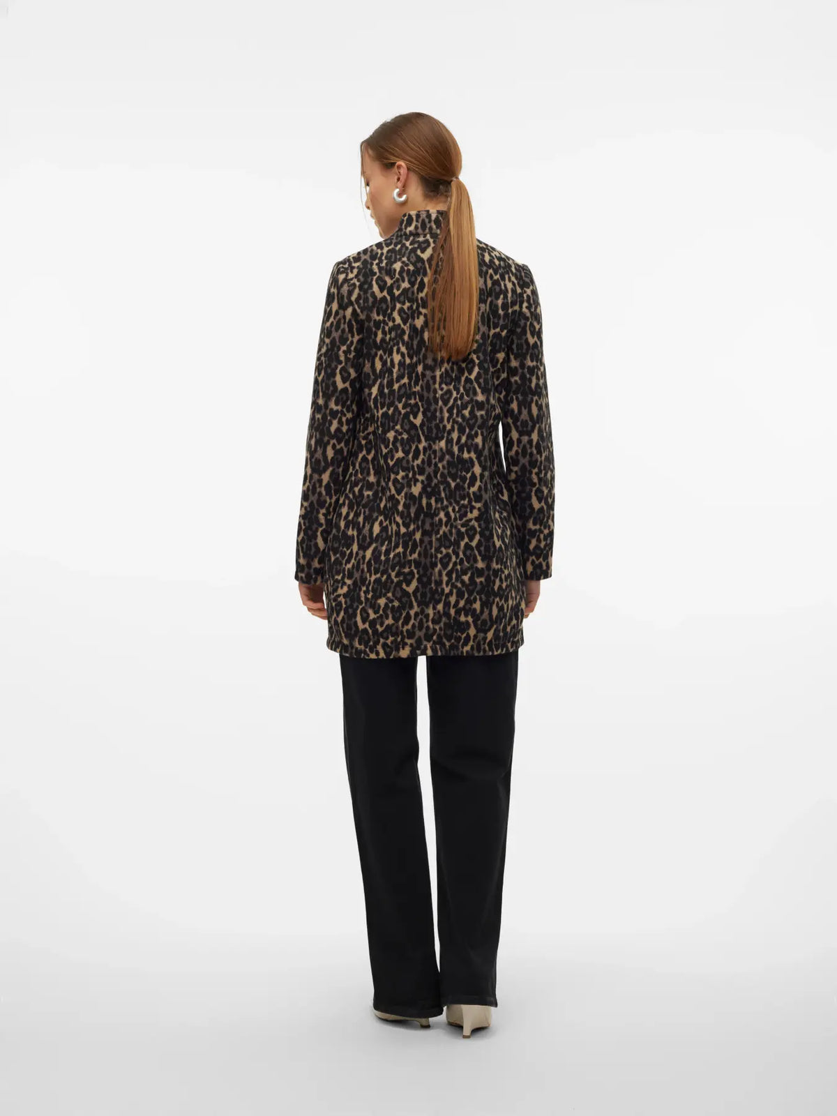 VERO MODA Katherine Brushed Jacket - Leopard