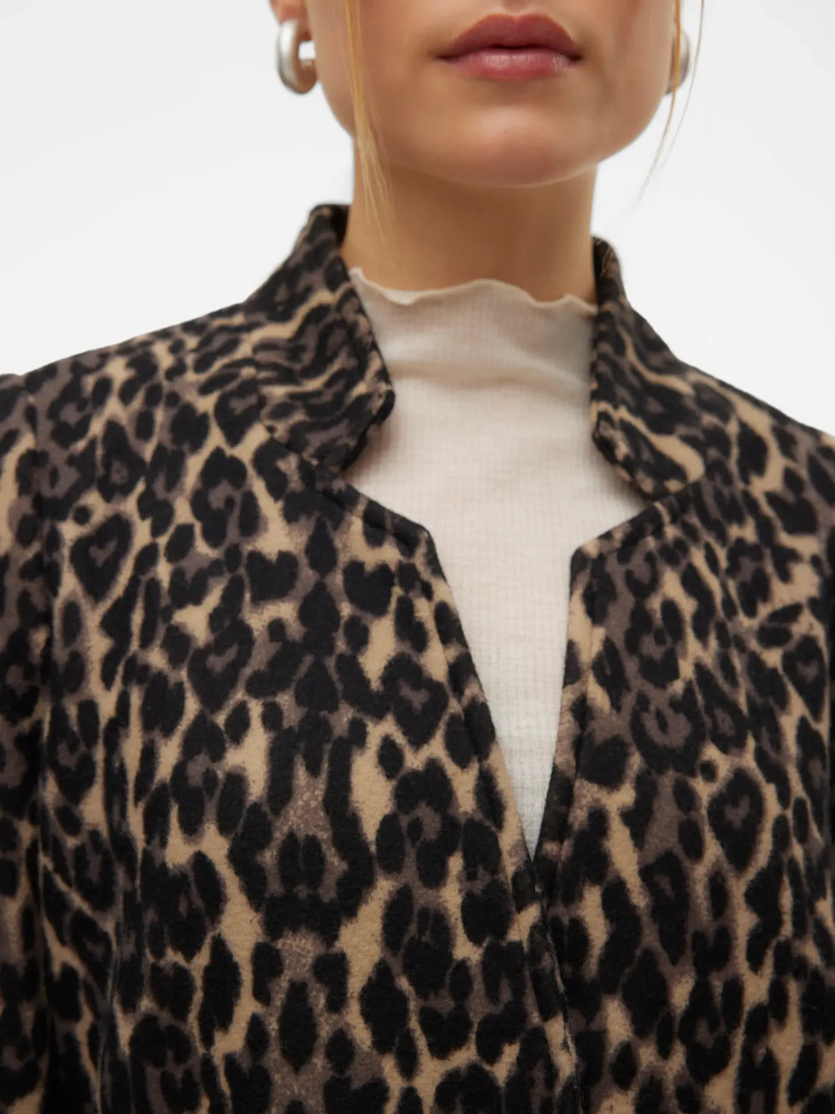 VERO MODA Katherine Brushed Jacket - Leopard