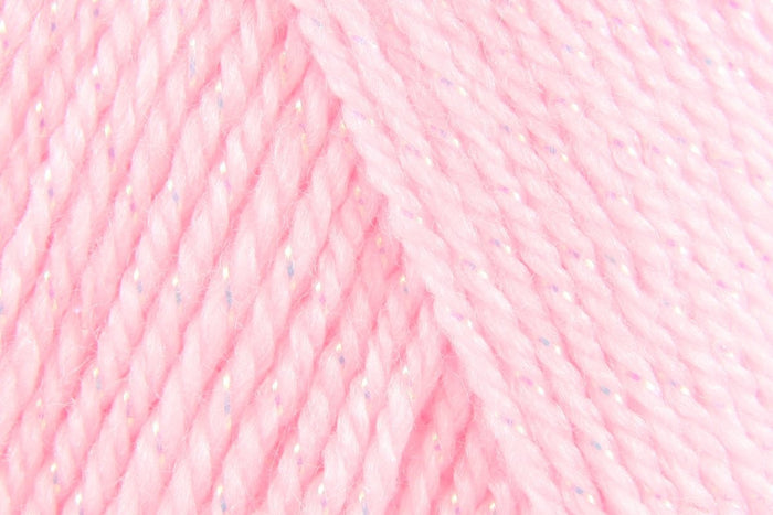 KING COLE Baby Glitz DK Yarn - Pink - 100g