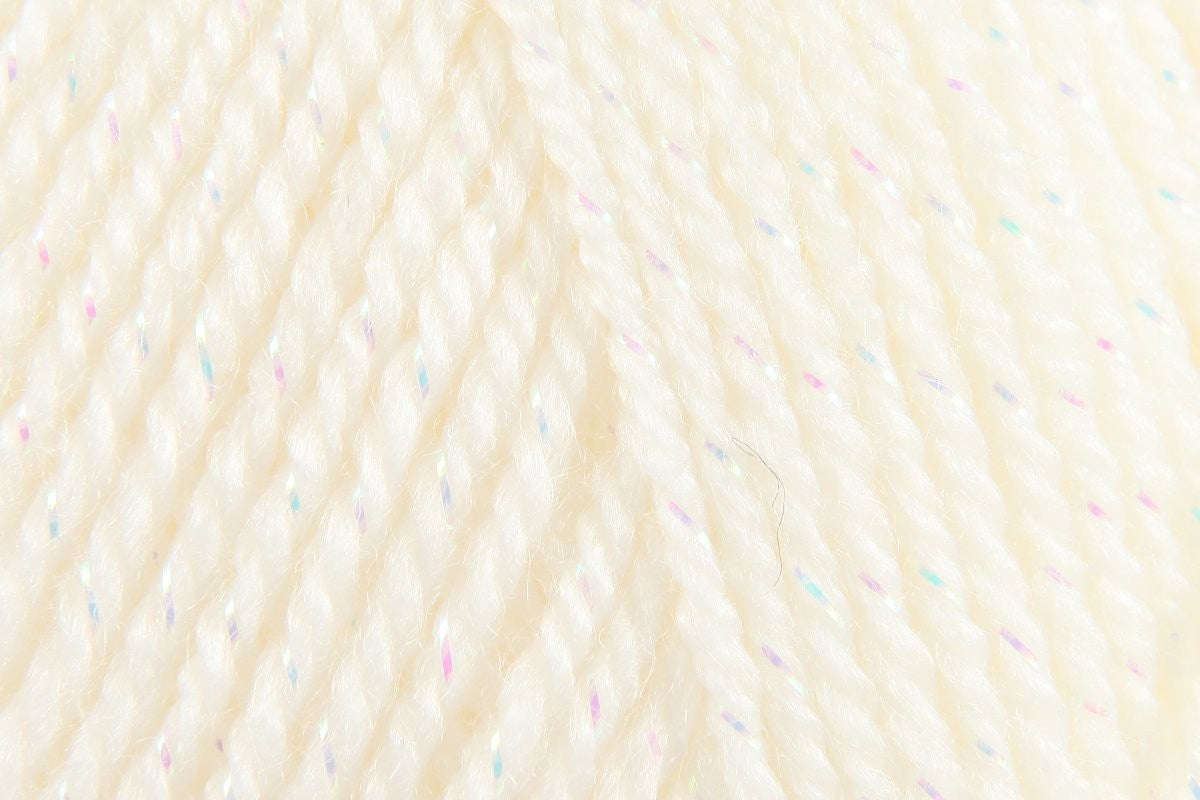 KING COLE Baby Glitz DK Yarn - Cream - 100g