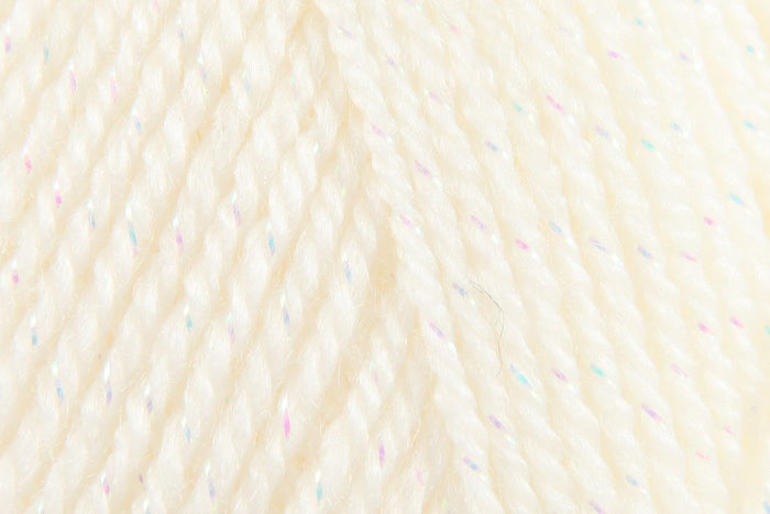 KING COLE Baby Glitz DK Yarn - Cream - 100g