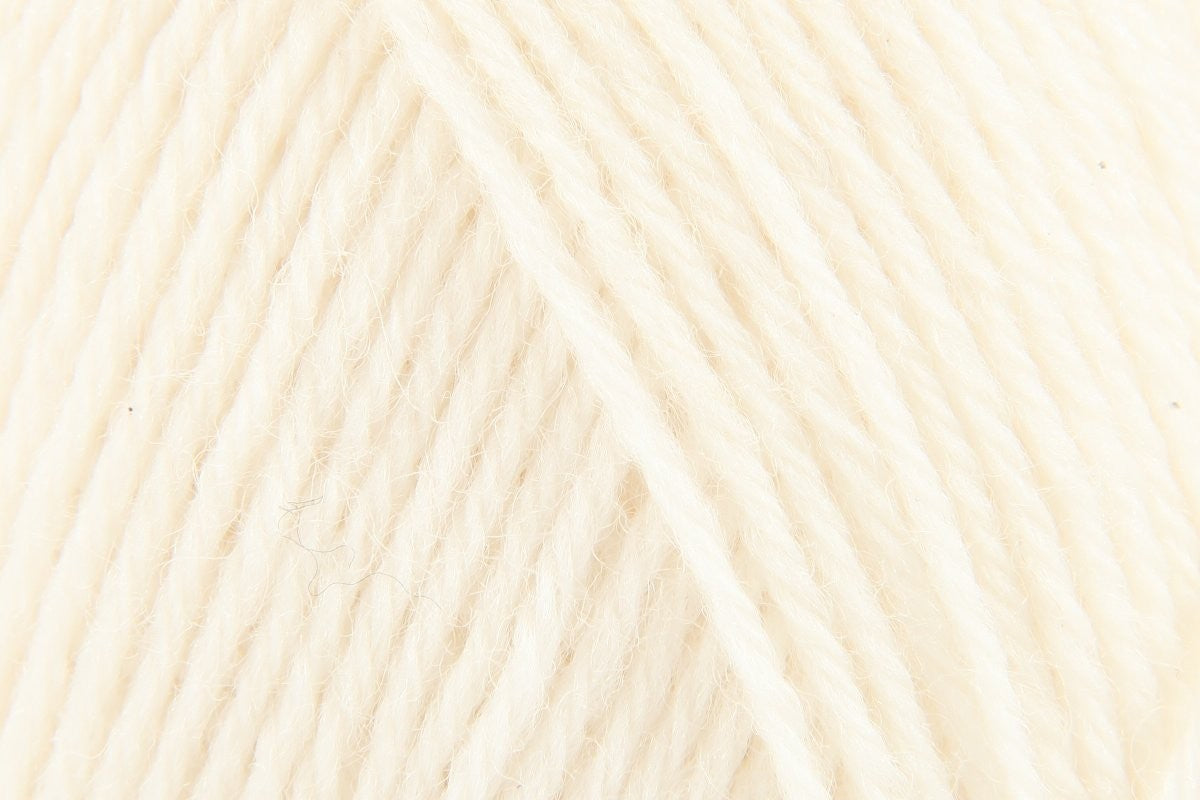 KING COLE Merino Blend 4 Ply Yarn - White - 50g
