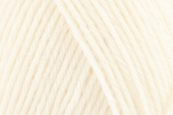 KING COLE Merino Blend 4 Ply Yarn - White - 50g