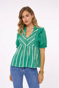 COPE CLOTHING : Green Top