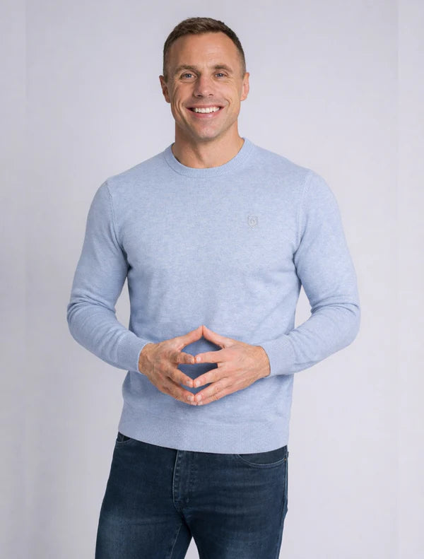 XV KINGS by Tommy Bowe Kinsale Crew Neck Sweater - Aerospace