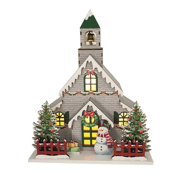 STRAITS LED Christmas Church - Grey