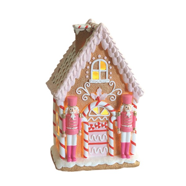 STRAITS LED Gingerbread House 26cm