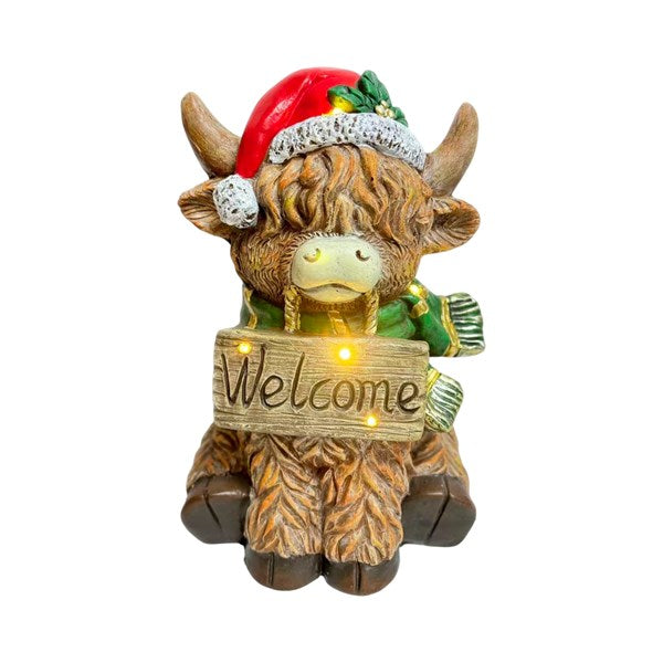 STRAITS LED Highland Welcome - 26x37cm