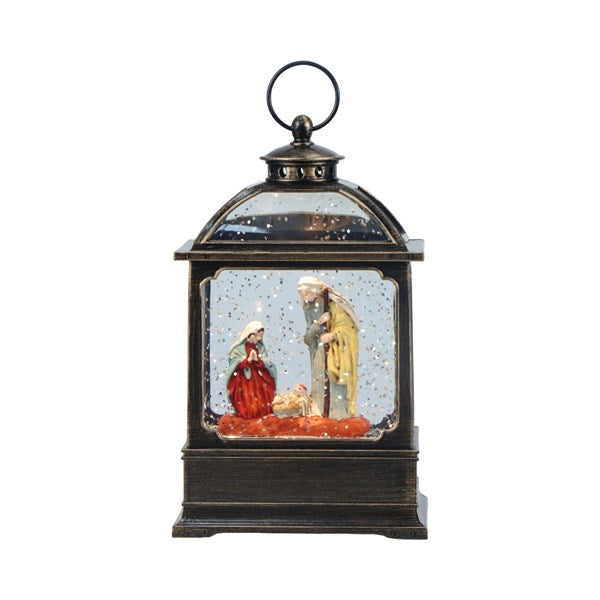 STRAITS Nativity Lantern LED Water Spinner 17cm