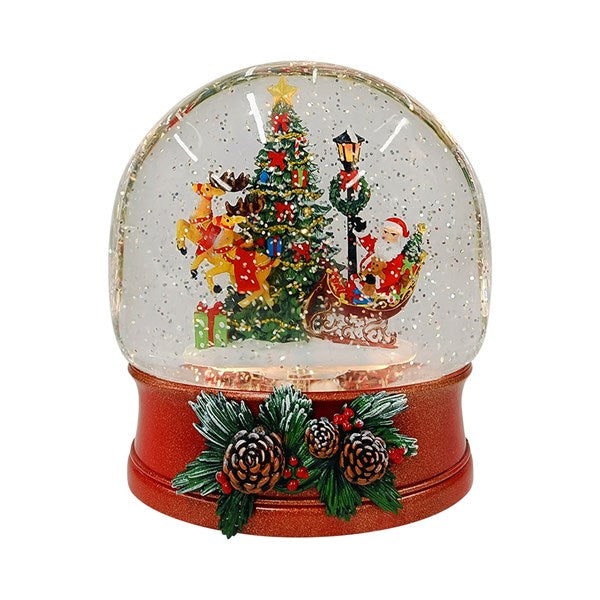 STRAITS LED Santa Spinner - 17cm