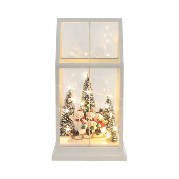STRAITS LED Snowman Lantern - 18x33cm