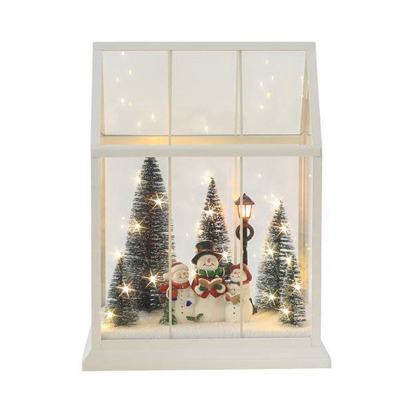 STRAITS LED Snowman Lantern - 25x33cm
