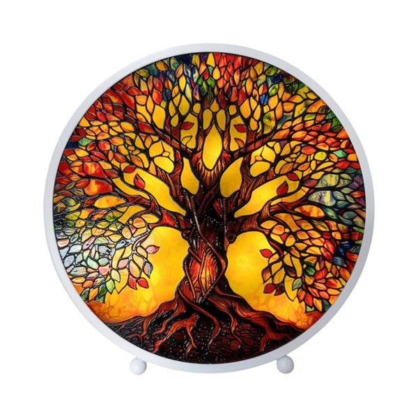 STRAITS LED Stained Glass Tree 22x23cm