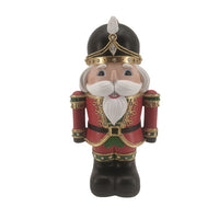 STRAITS LED Walnut Soldier Christmas Figurine - Red