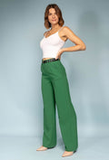 COPE CLOTHING : Tailored Trousers - Green