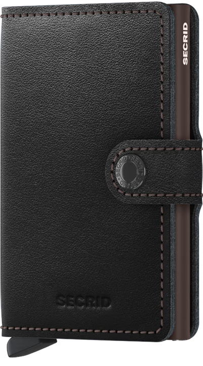 SECRID Men's Wallet - Miniwallet Original - Black/Brown