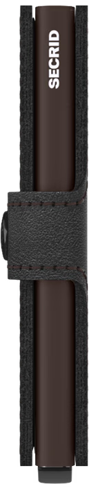 SECRID Men's Wallet - Miniwallet Original - Black/Brown