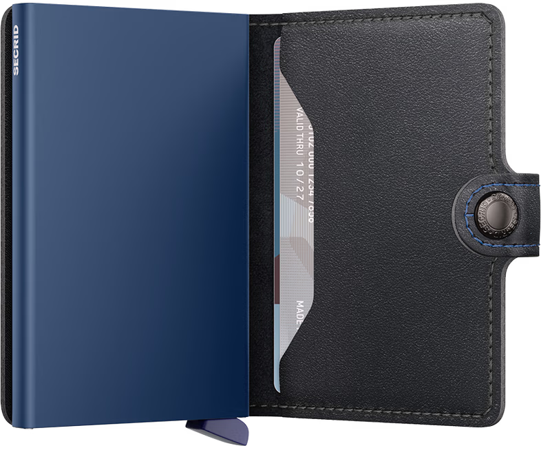 SECRID Men's Wallet - Miniwallet Original - Black/Navy