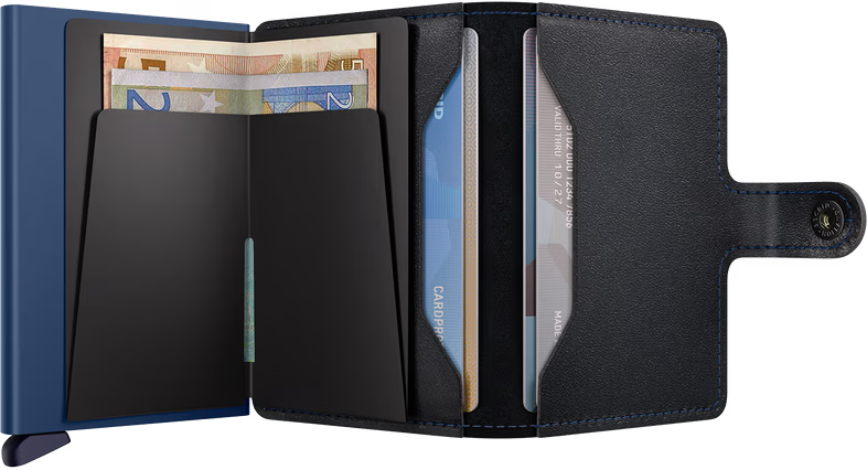 SECRID Men's Wallet - Miniwallet Original - Black/Navy