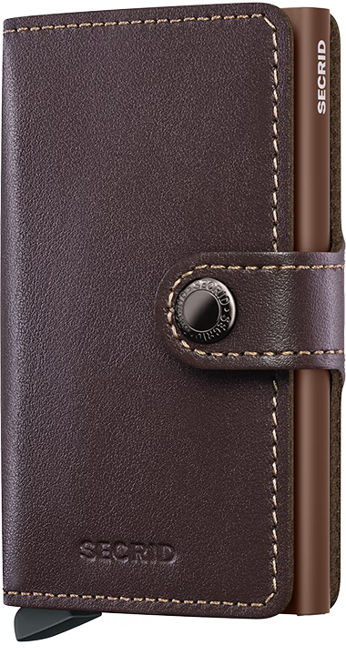 SECRID Men's Wallet - Miniwallet Original - Chocolate