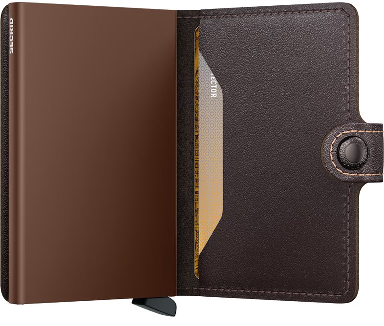 SECRID Men's Wallet - Miniwallet Original - Chocolate