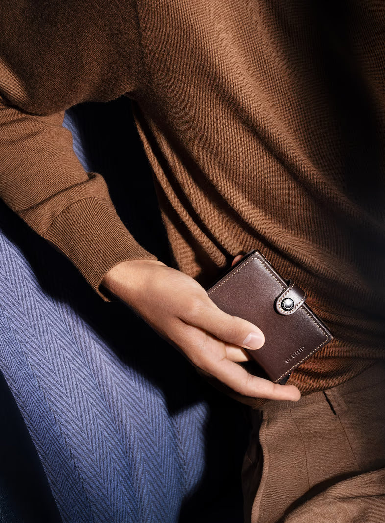 SECRID Men's Wallet - Miniwallet Original - Chocolate