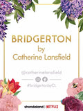 CATHERINE LANSFIELD : Bridgerton Regal Floral Cushion