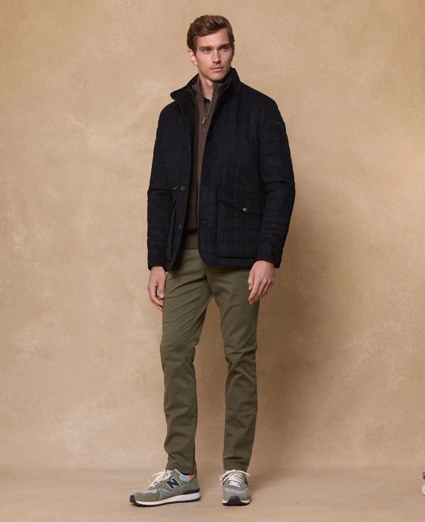 MAGEE Glenveigh Quilted Jacket - Navy