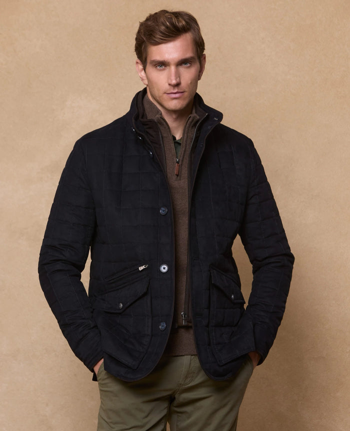 MAGEE Glenveigh Quilted Jacket - Navy