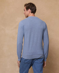 MAGEE Charlie Micro Crew Jumper - Sky Blue