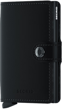 SECRID Men's Wallet - Miniwallet Matte - Black