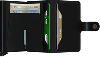 SECRID Men's Wallet - Miniwallet Matte - Black